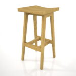 【家具】高さ770サイズの木製のスツール【formZ】stool_0005