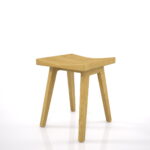 【家具】高さ470サイズの木製のスツール【formZ】stool_0001