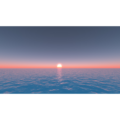 Cg 海面からの日の出 背景画像 Ocean 0002