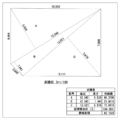 求積図・求積表の書き方・表計算をエクセルのような操作性で簡単に作成できます。｜サンプルデータ｜学習用・tutorial｜PDF DWG｜autocad｜digital-architex